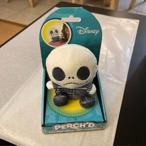 *NEW* Disney JACK SKELLINGTON Shoulder Pal Magnet Plush 5" H PERCH'D NWT
